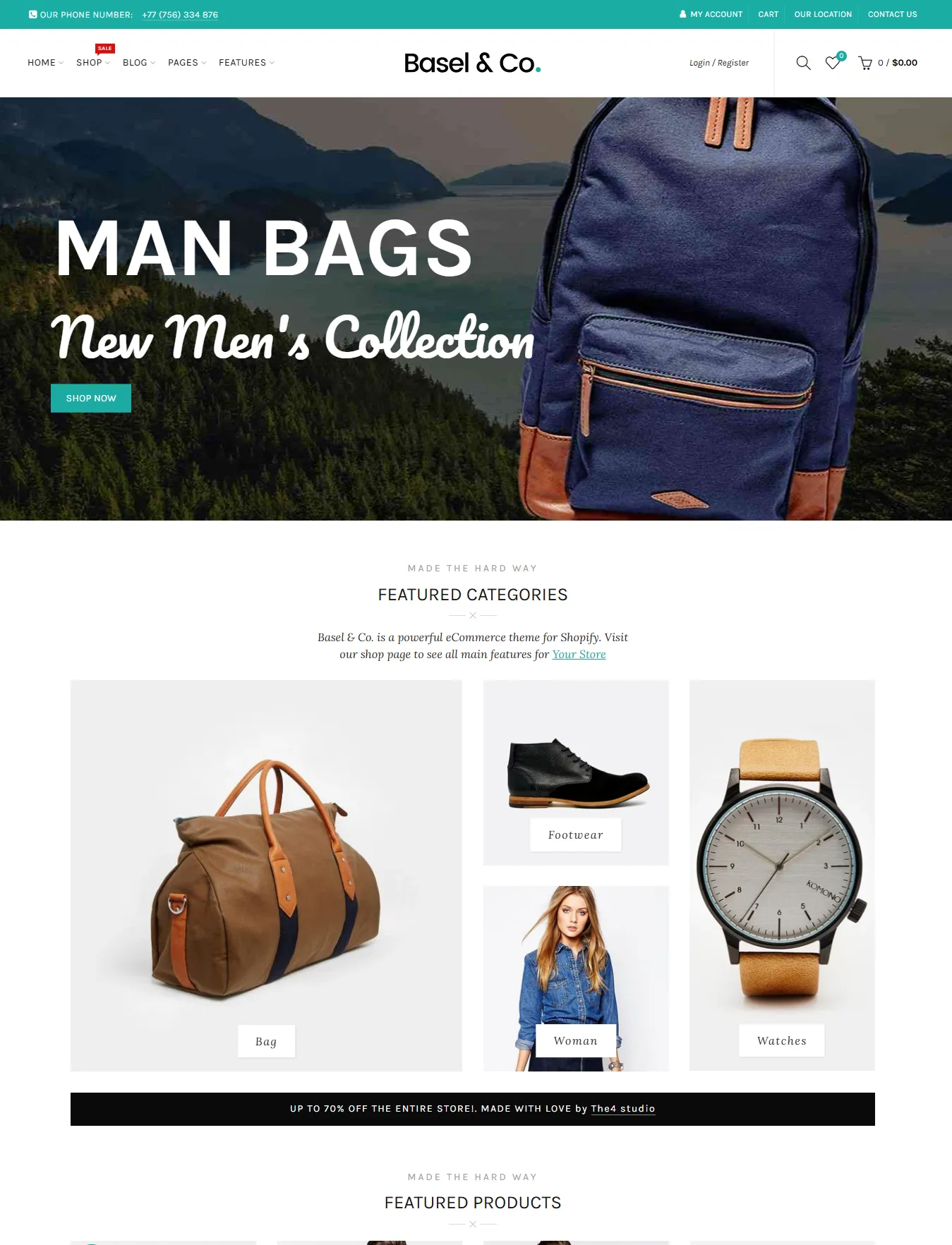 Sitio web de servicios profesionales