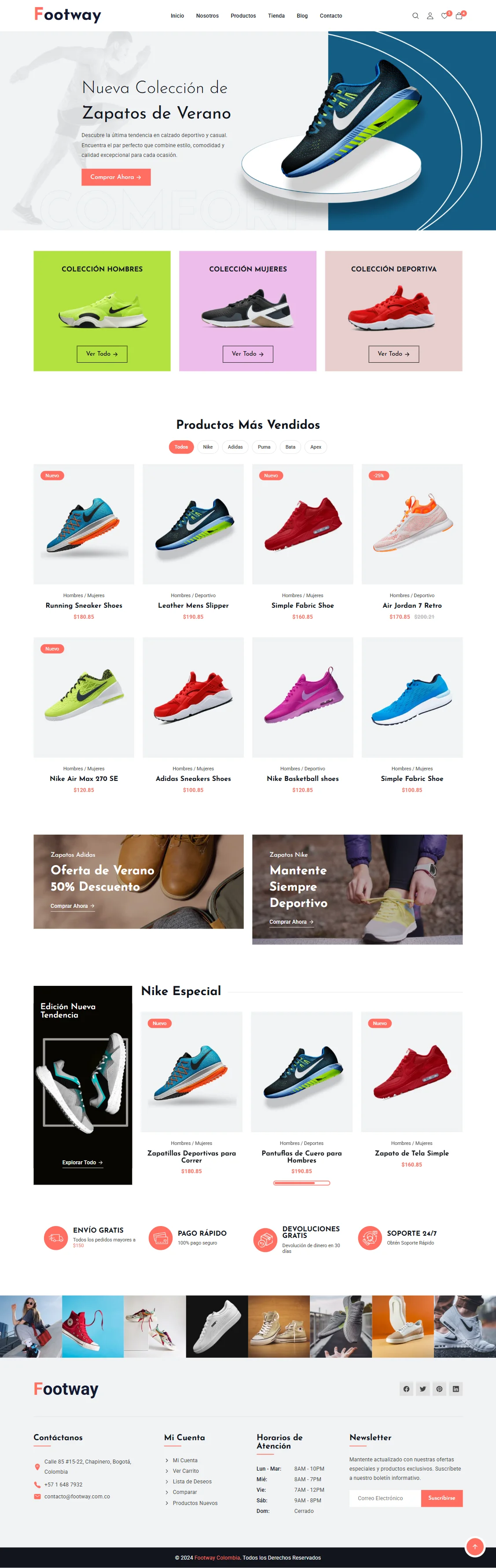 Tienda online de calzado - E-commerce Montería